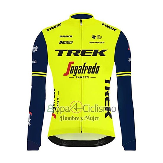 Trek Segafrojoo Ropa Ciclismo Culotte Largo 2020 Mangas Largas Verde Negro